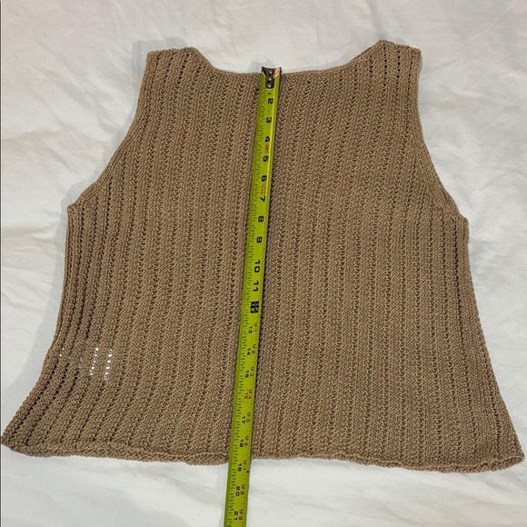 Ralph Lauren Tan Knit Tank Top - Picture 6 of 6